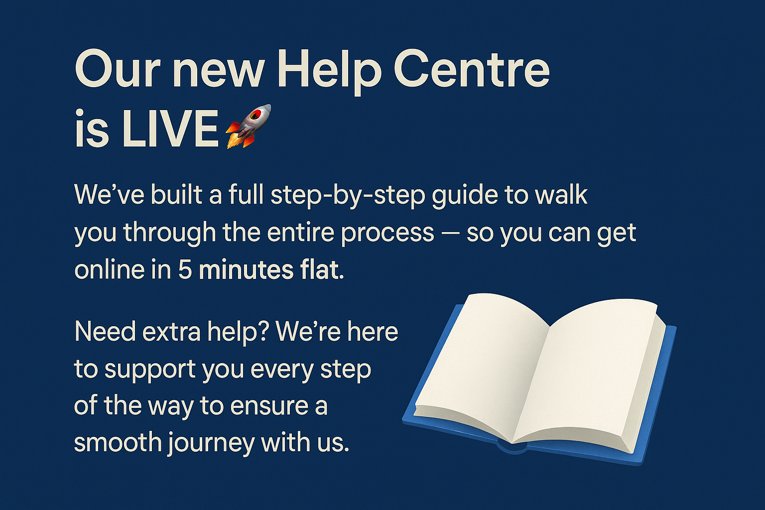 Help centre live support marketing asset showing Team-Connect customer service and assistance options
