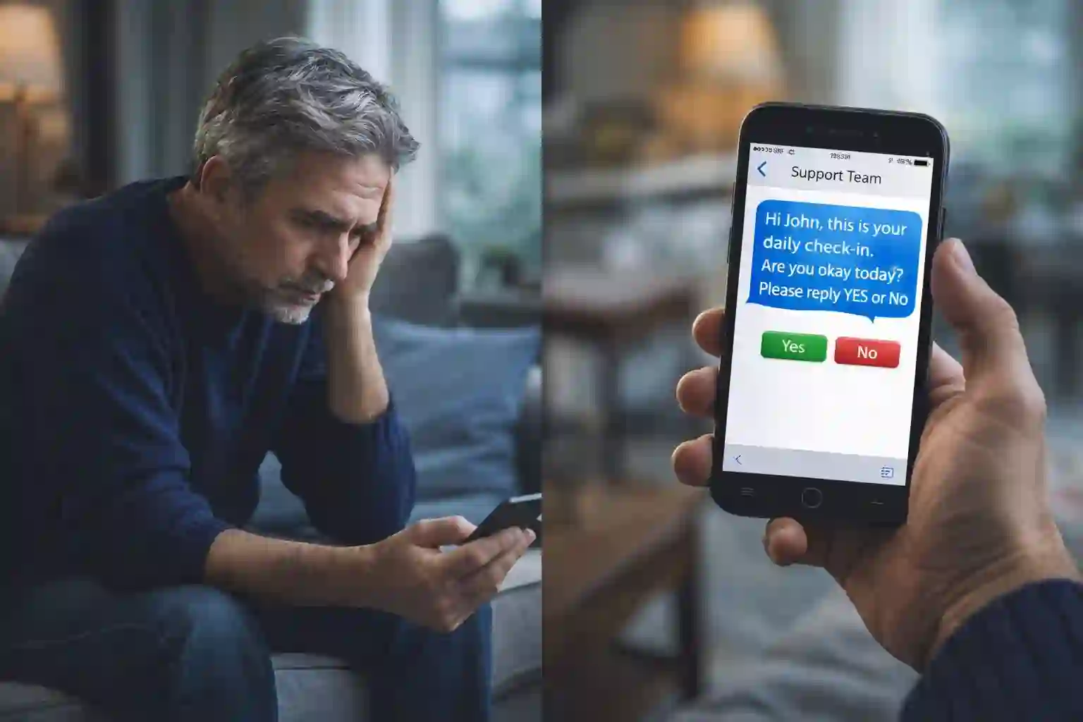 Team-Connect SMS Marketing USA promo featuring a smartphone with promotional messages, highlighting campaign tracking, customer reach, and sales boosts for US businesses.