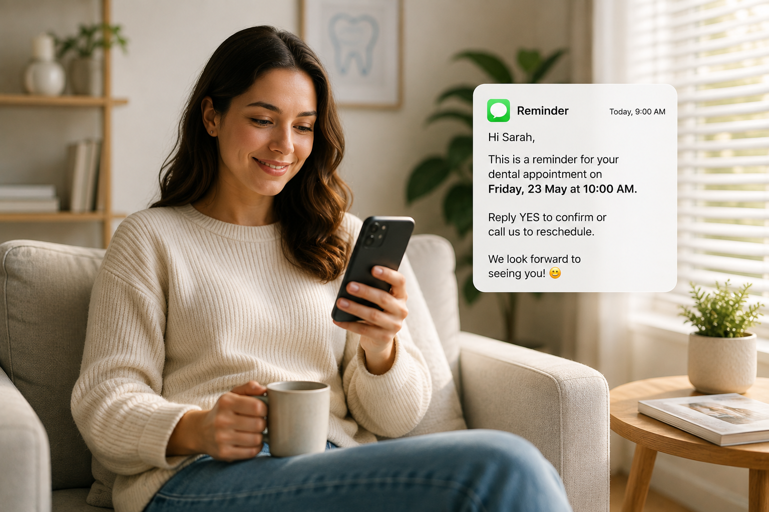 Dental SMS reminders case study