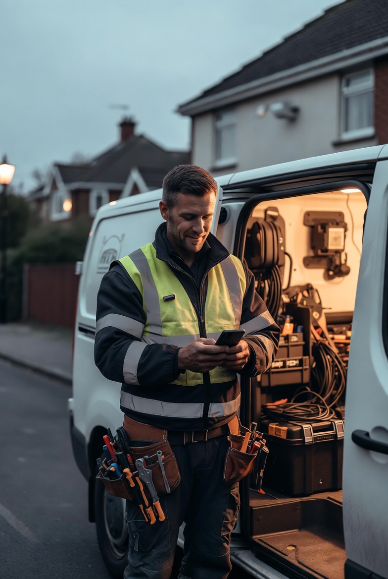 Electrician business landline winning contracts