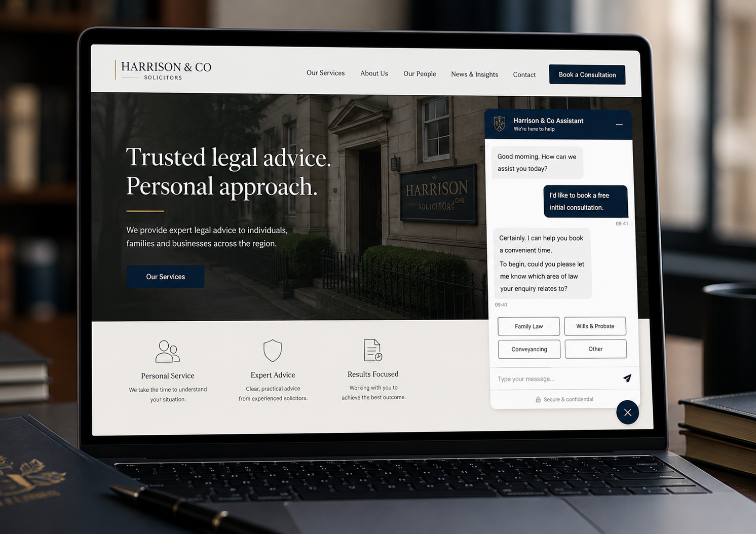 Solicitors & Law Firm case study