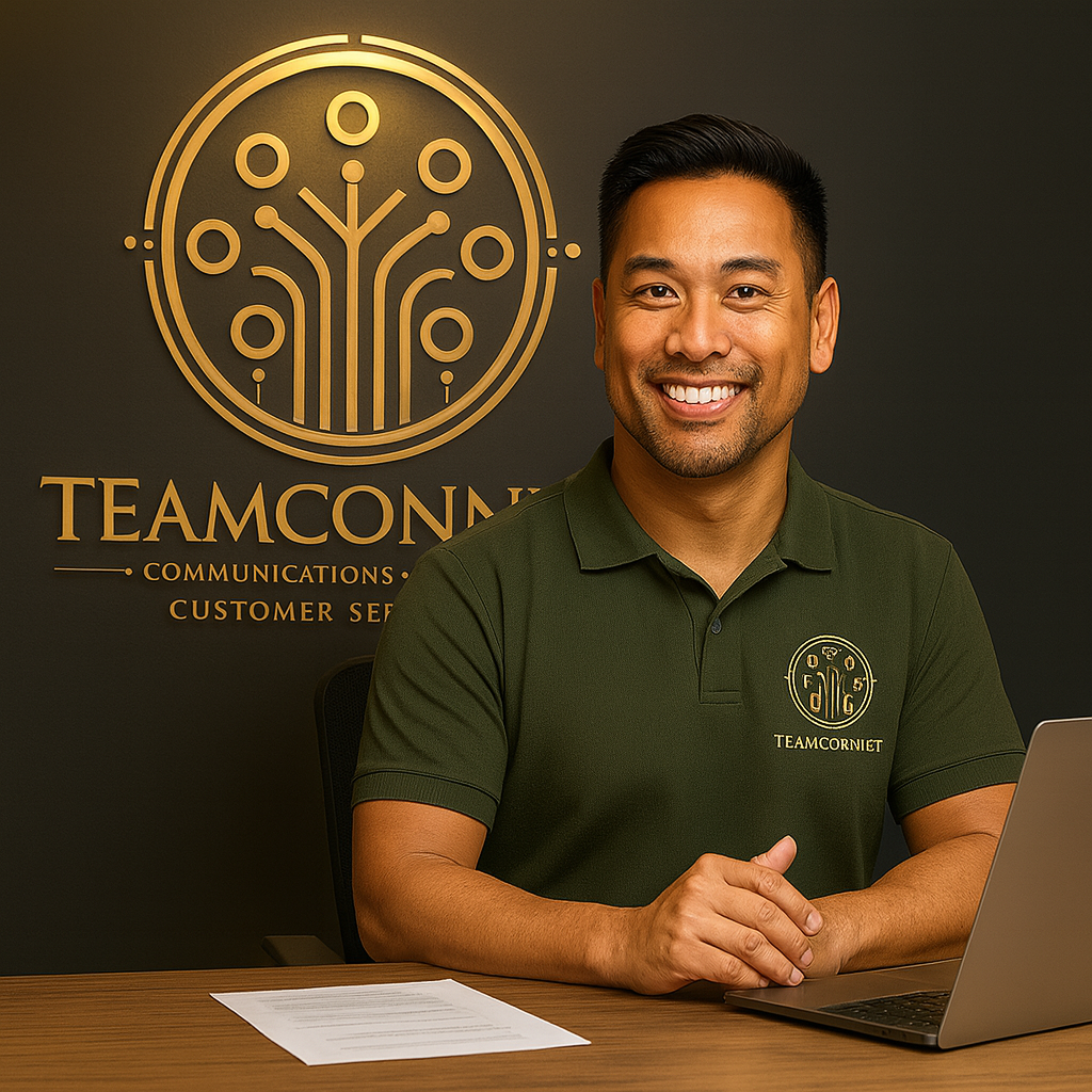 Antoni Reeves, technical support lead for Team-Connect business landline setup and troubleshooting